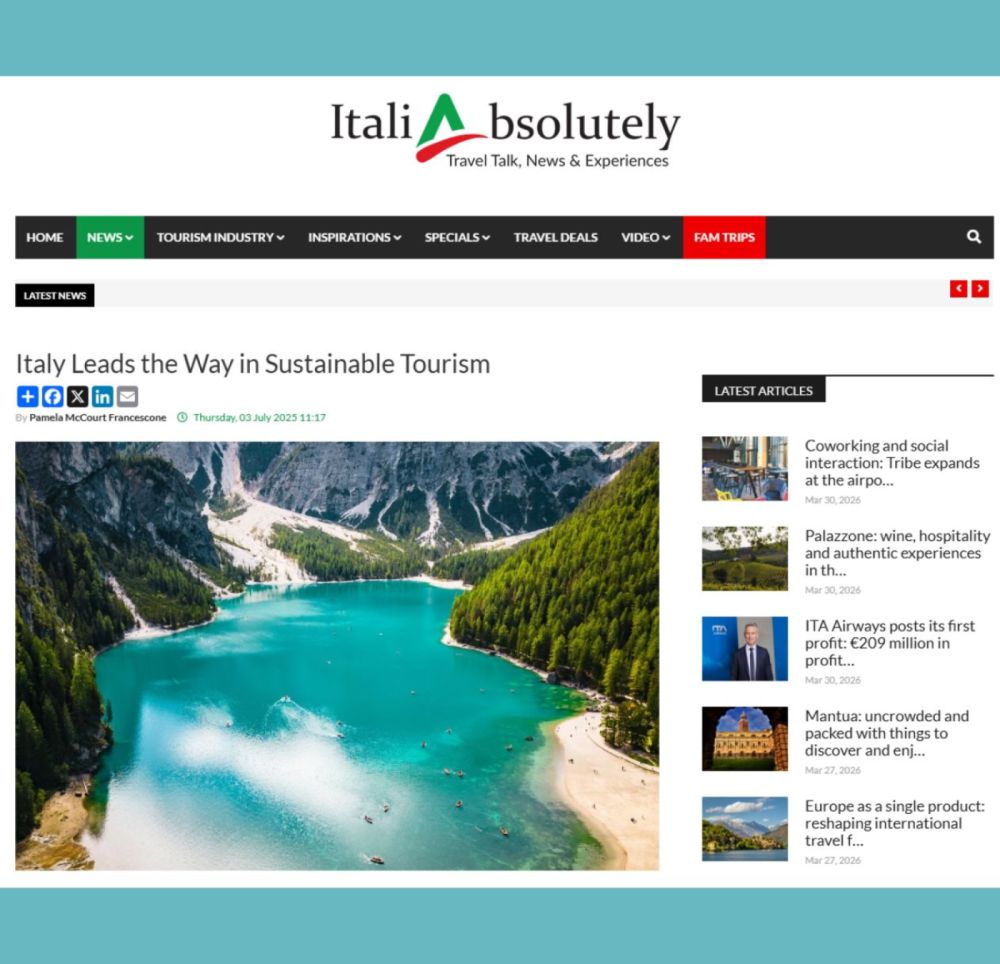 Italy Leads the Way in Sustainable Tourism - Italia Absolutely